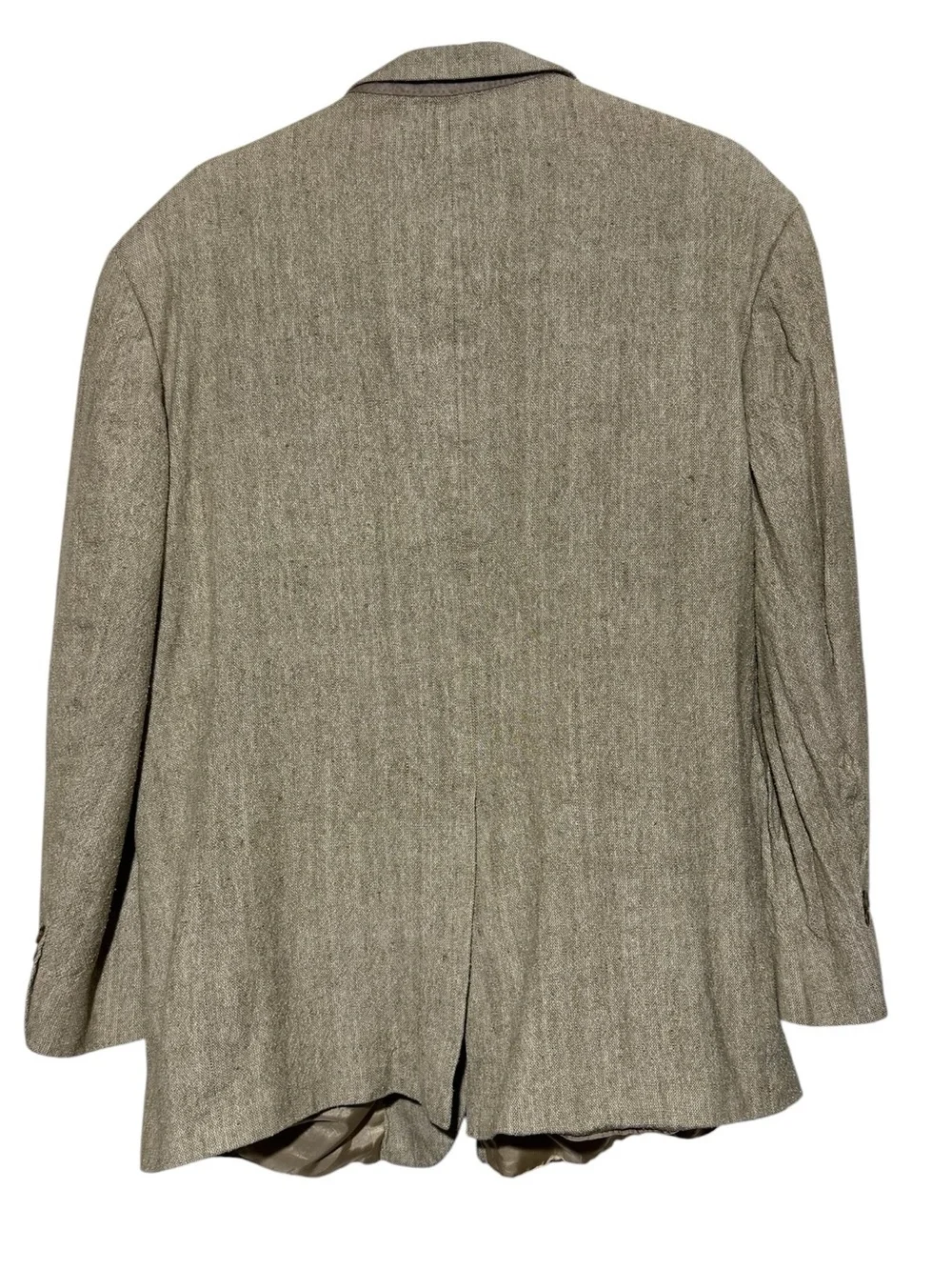Oscar De La Renta 100% silk Blazer Sport Coat Men Size 46R Quiet Luxury Resort